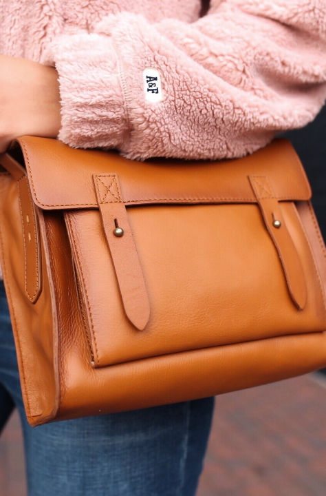 Abercrombie Colorblock Sherpa Sweatshirt