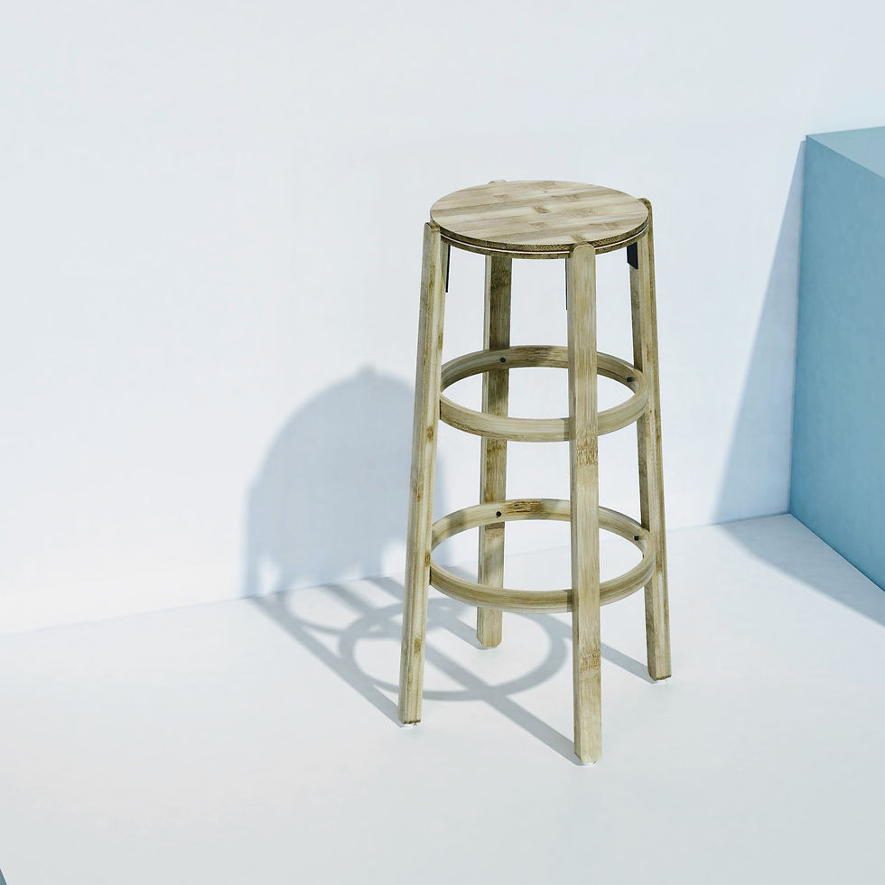 Miniatura: Rad Stool Large By Mianzi: Contemporary, Hand-designed by Heritage Artisans