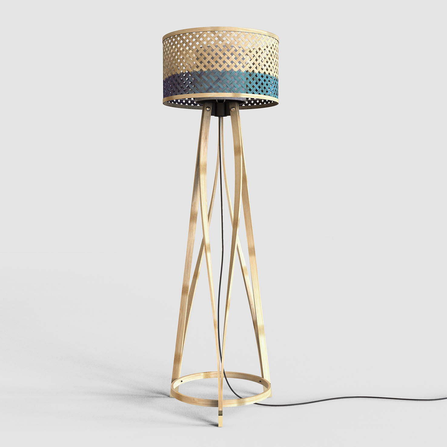 Mushroom Floor Lamp By Mianzi: Handmade, Recyclable Lights