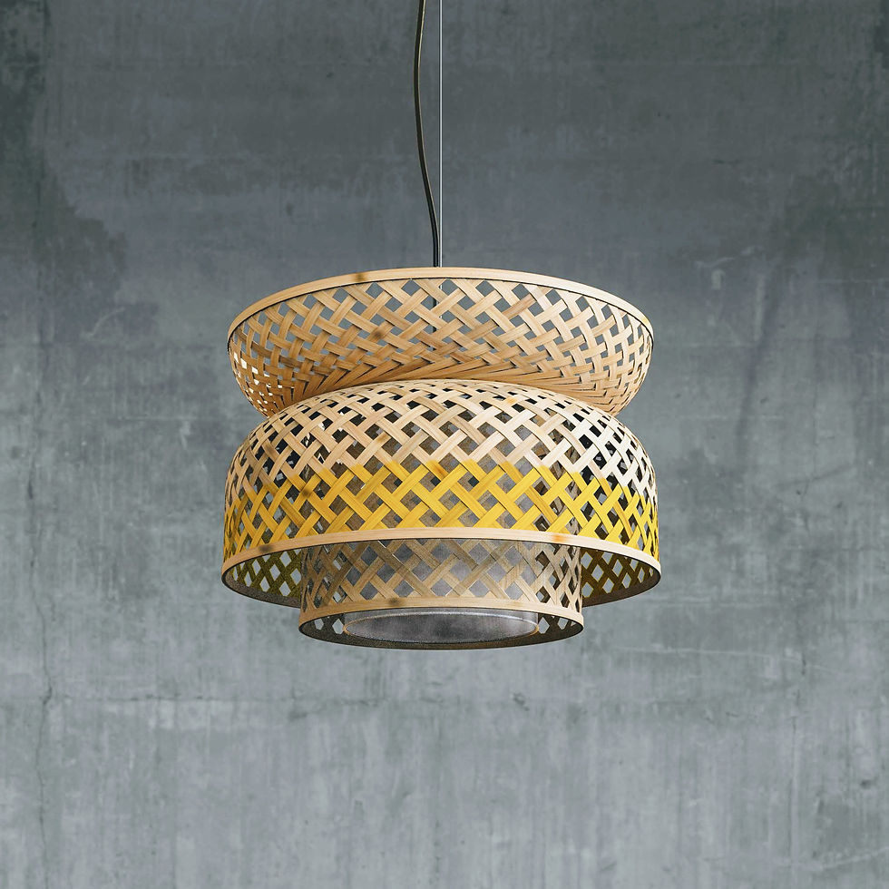 Miniature : Lotus Pendant Lamp By Mianzi: Recyclable, Earth Friendly, Green Lamp