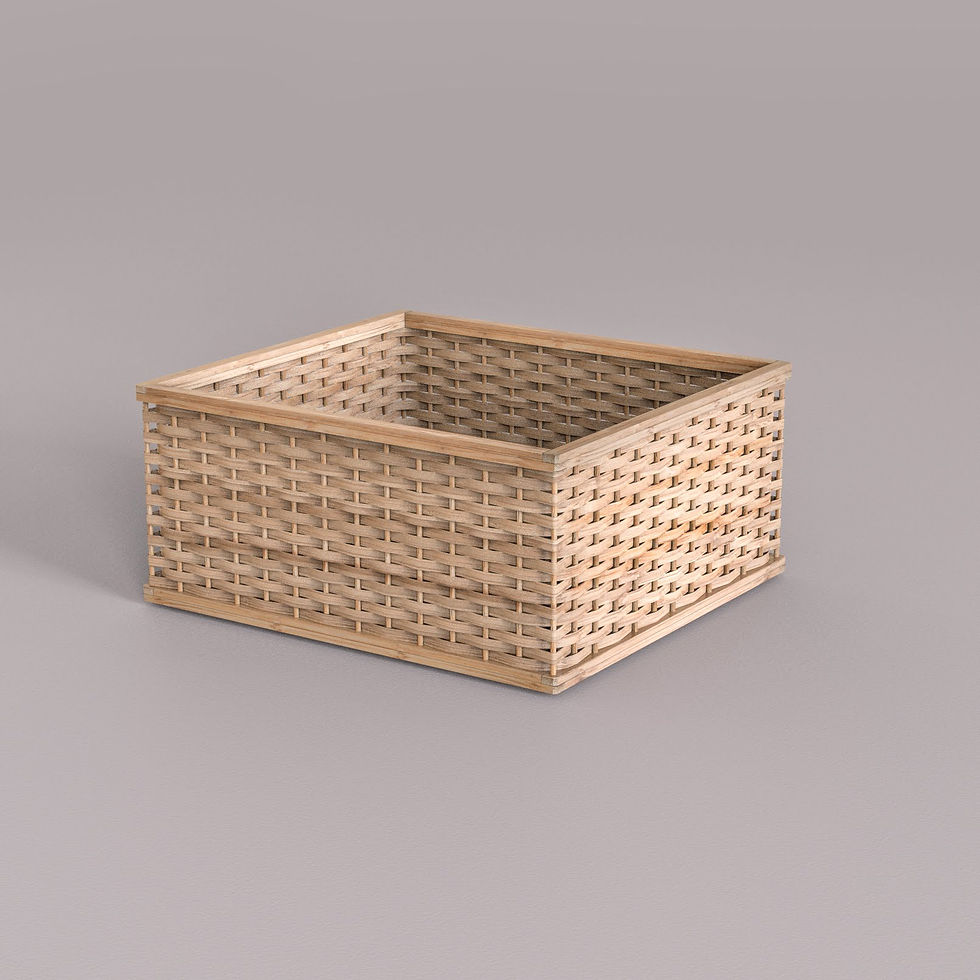 Miniature : Sustainable Bamboo Stackable Basket  by Mianzi