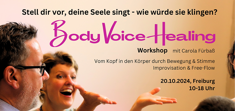 Stell Dir vor, Deine Seele singt. Wie würde sie klingen?