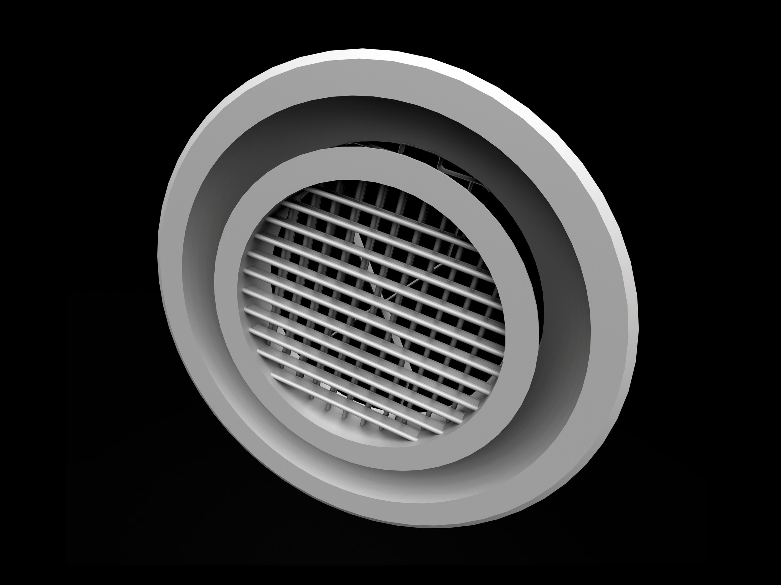Anti-Drop™ Round Double Deflection DIffuser
