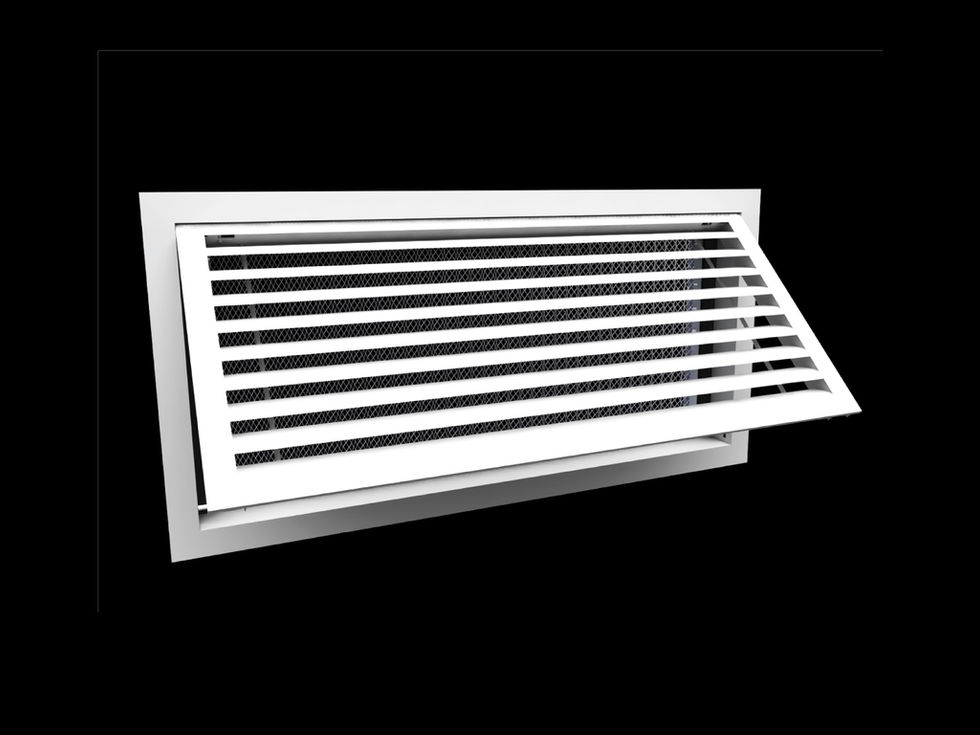 ASB: Aluminum Hinged Return Air Louver