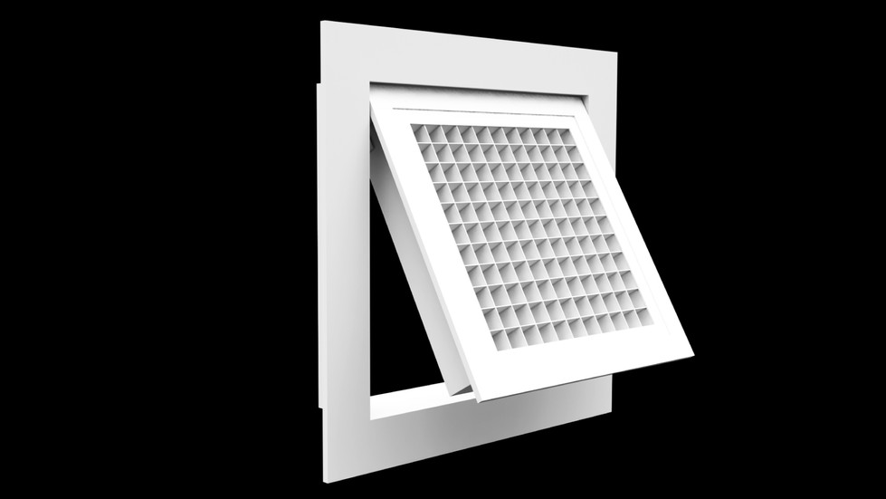 ECG: Egg Crate Grille (Hinged)