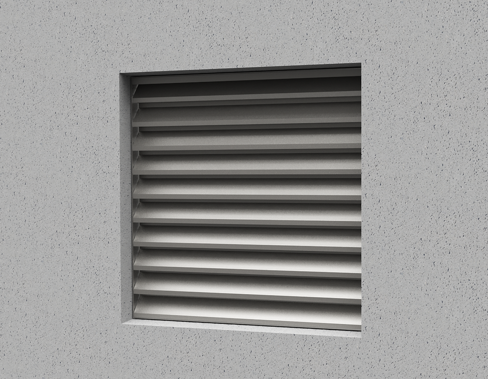 AWP-I: Aluminum Waterproof Louvre (Indoor Installation)