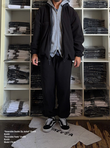 Nylon/Polyester Reversible Double Zip Jacket | MINE