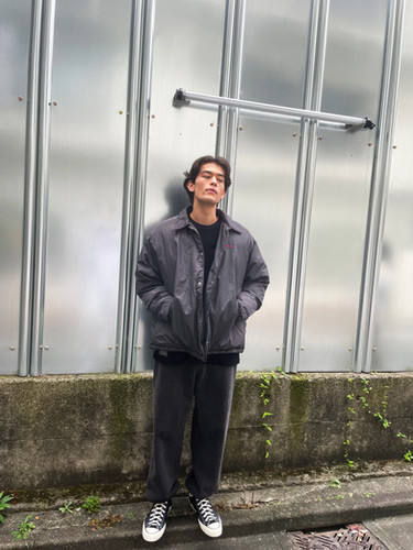 DOWN COACHES JACKET -TAION- | MINE