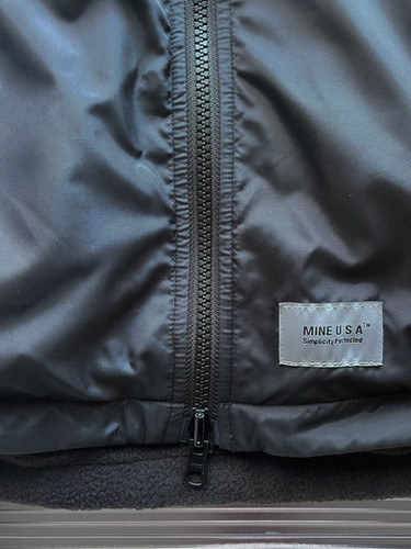 Nylon/Polyester Reversible Double Zip Jacket | MINE