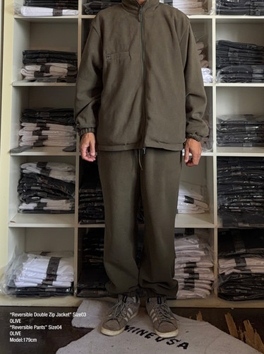 MINE USA マイン リバーシブル ダブルジップ セットアップ