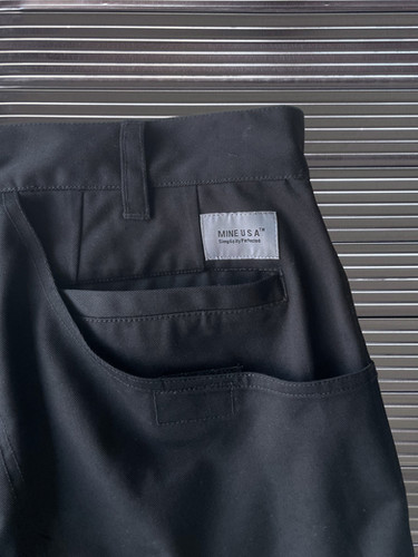 もんくん　4点MASSES TC WORK PANTS Chino Twill Work Trousers in Black – Blue Owl Workshop