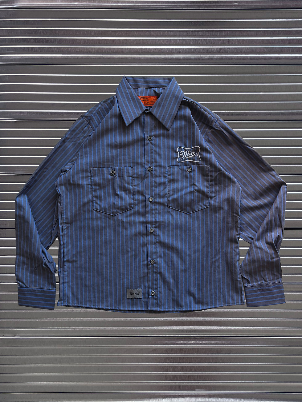 Dead Stock Work Shirts TC Stripe / Size02,05