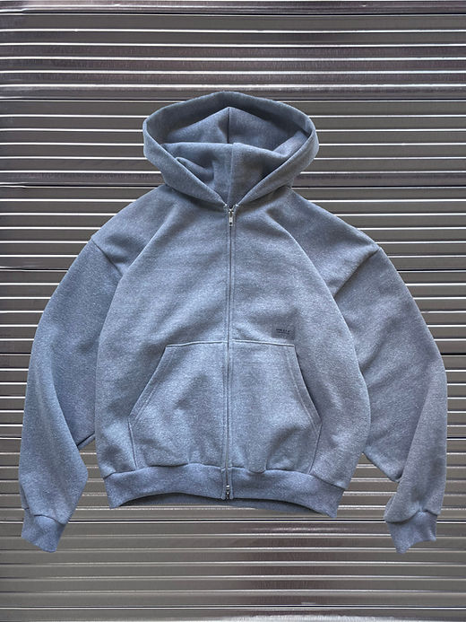 トップス double zip short hoodie Double Zip Short Sweat Hoodie | MINE
