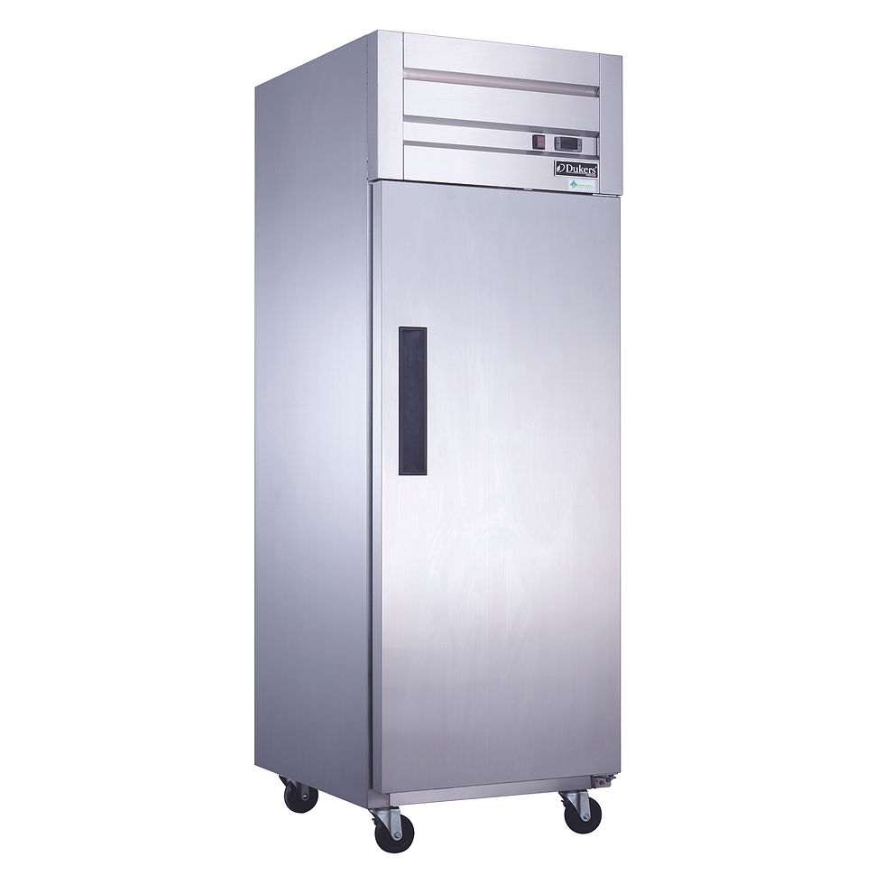 D28AR Commercial Single Door Top Mount Refrigerator in Stainless Steel