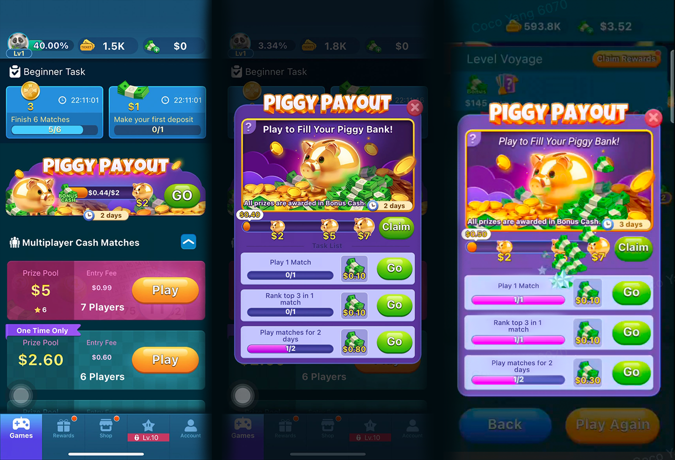 Claim New Year's Bonus Cash Rewards in Bingo Clash "Piggy Payout"