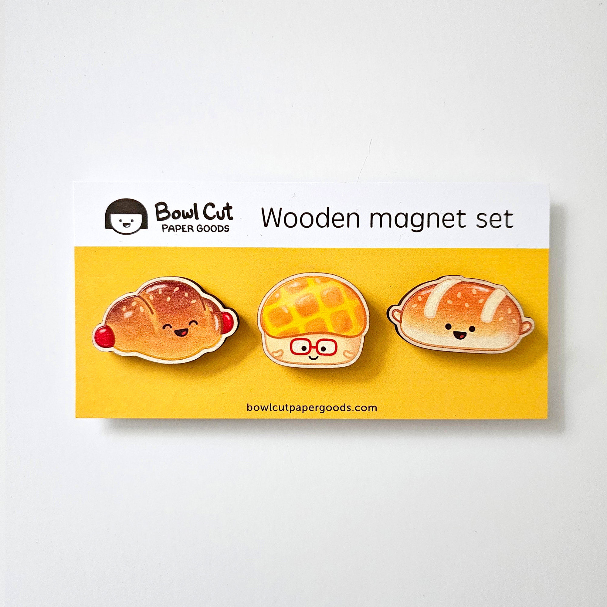 Bakery Buns Magnet Set