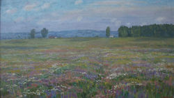 Травы цветут.