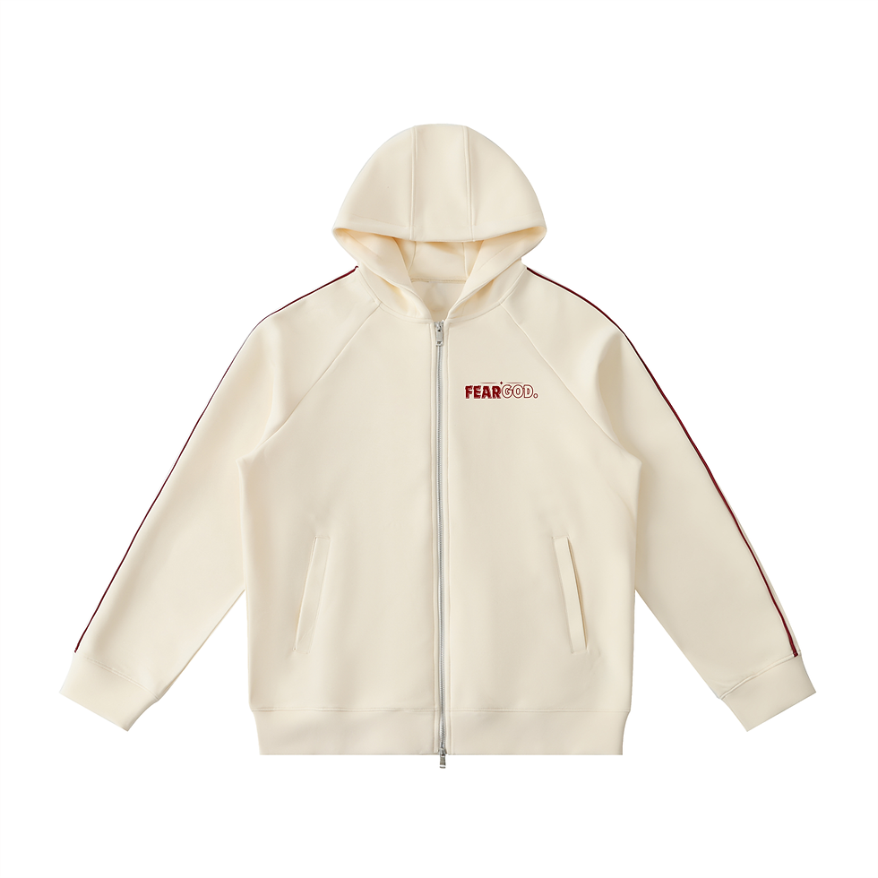 Thumbnail: Fear Of God - Heavyweight Raglan Sleeve Zip Hoodie