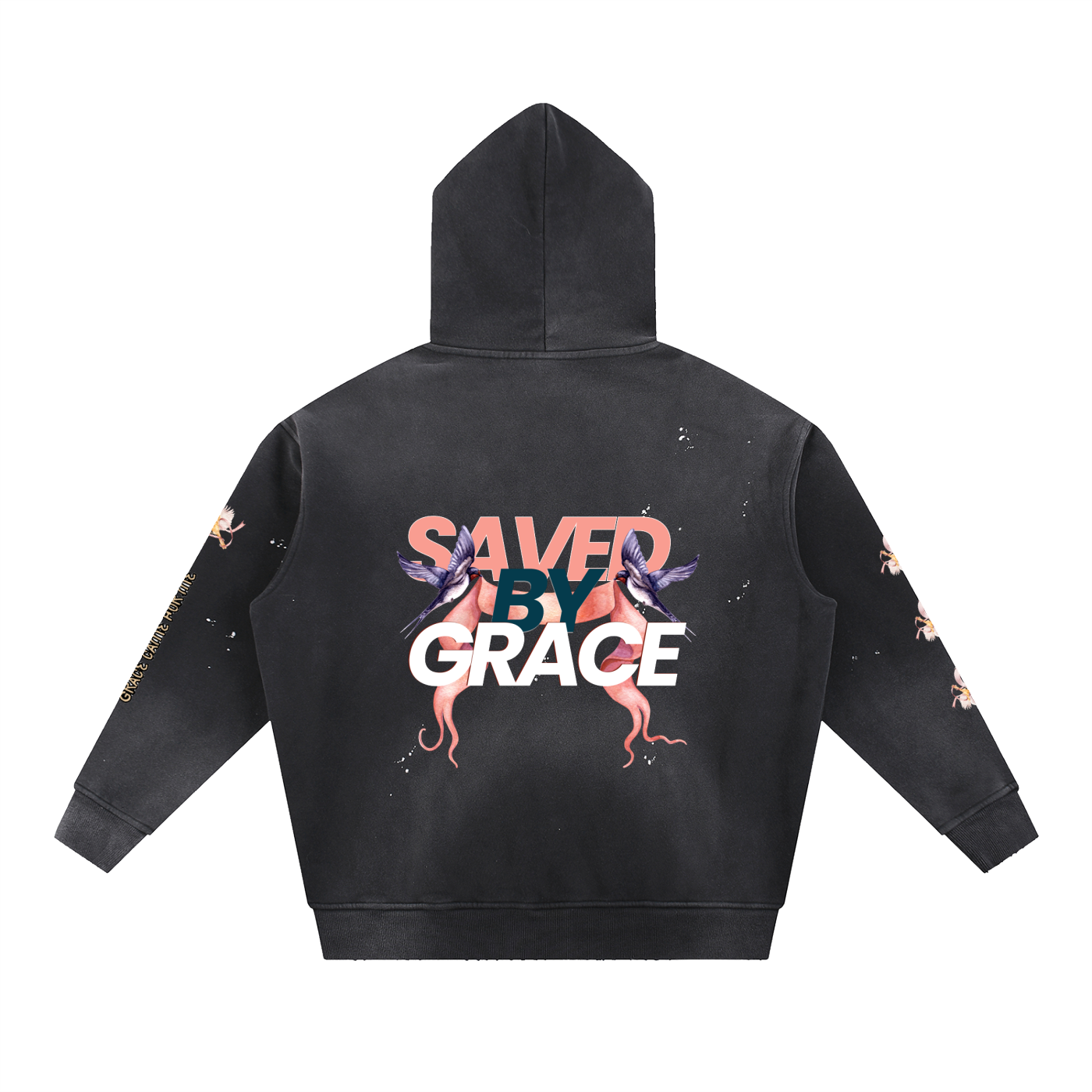 Saved By Grace - Vintage Fleece Hoodie