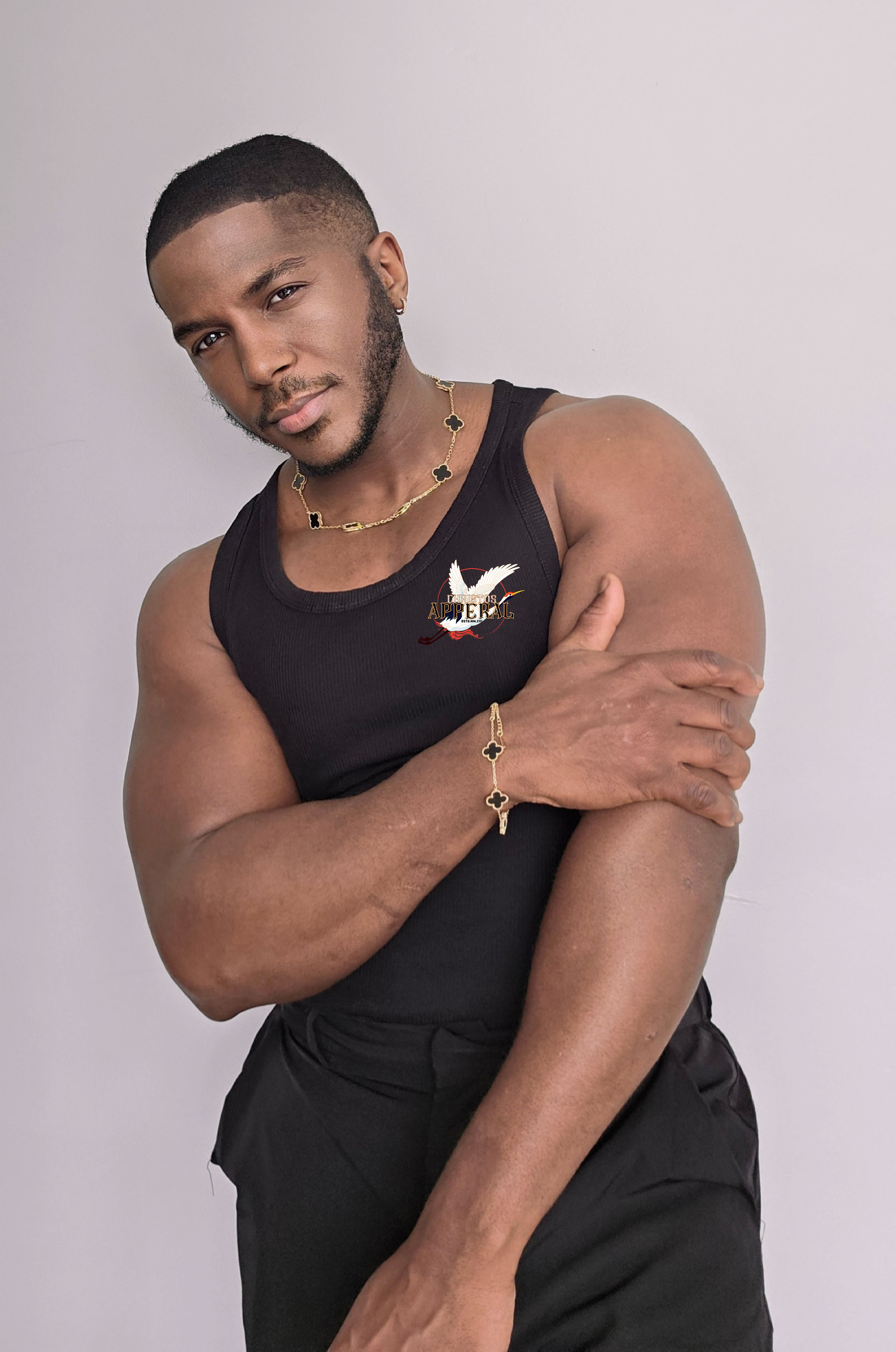 Crane - Men's Ribbed Tank Top