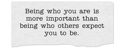 Who are you? A slight change to my website.