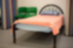A made bed