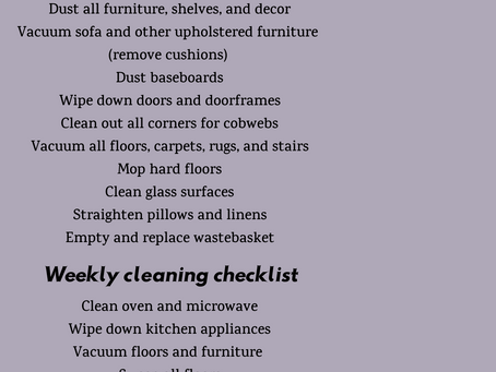 Standard clean expectations