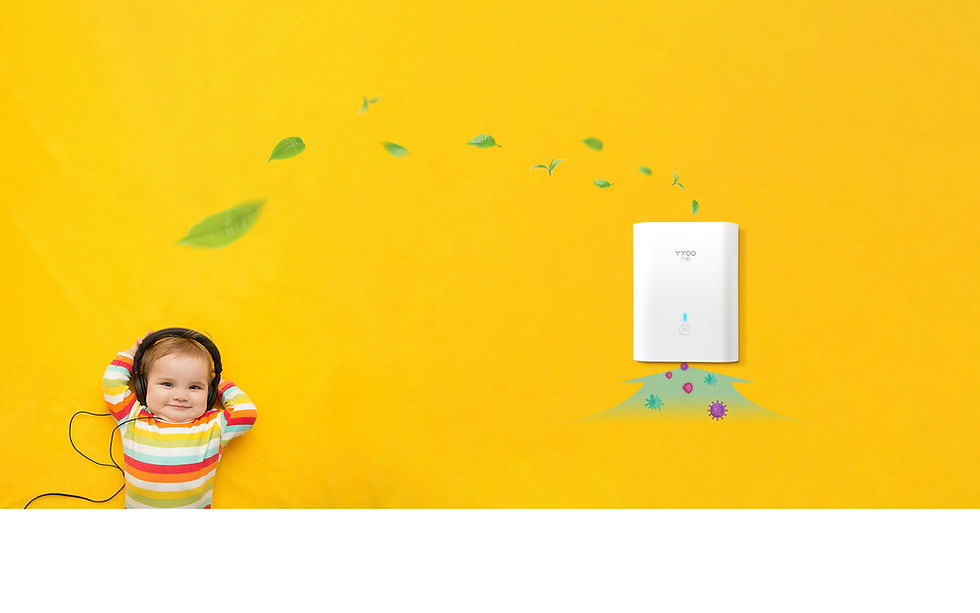 Child room UVC air purifier