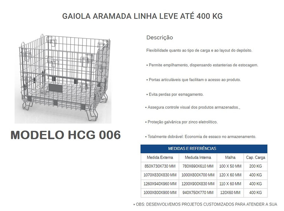 Gaiola aramada