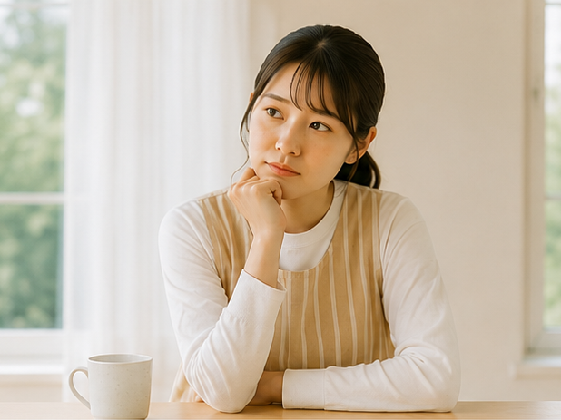 これからの働き方や将来について悩む保育士