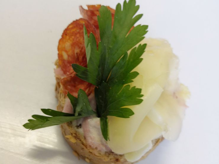 Arranged Food and Objects