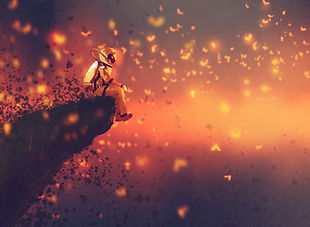 Astronaut Fireflies Animation