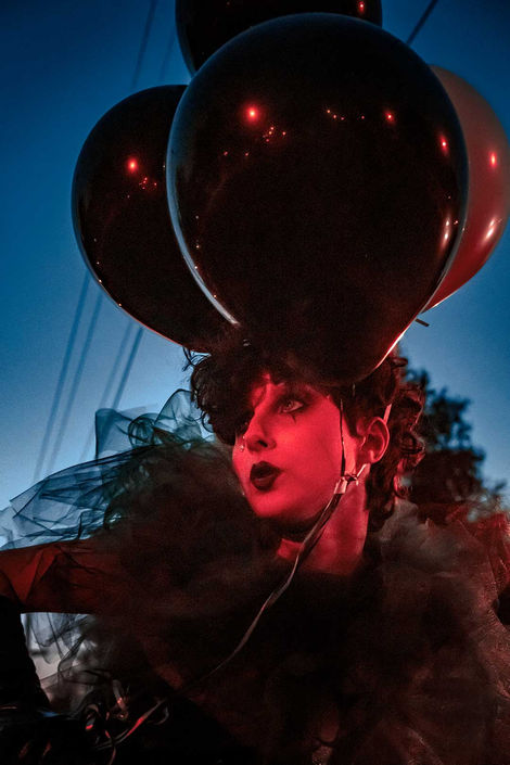 Halloween clown makeup 