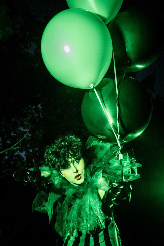 Halloween clown makeup 