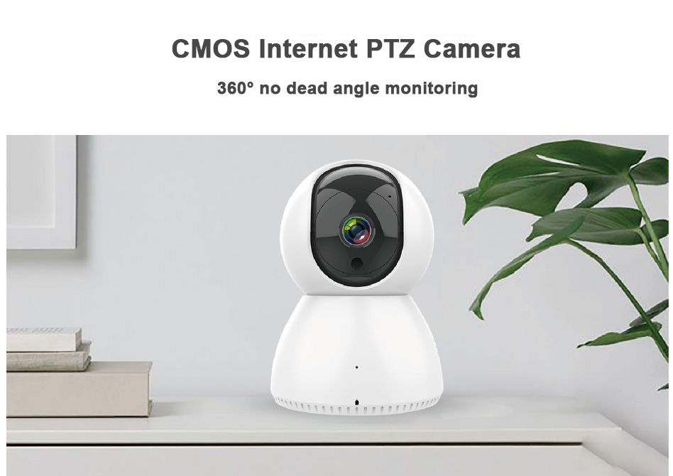 Thumbnail: Smart Camera 1080P 360 Angle WiFi Night Vision Webcam Video IP Camera Baby Secur