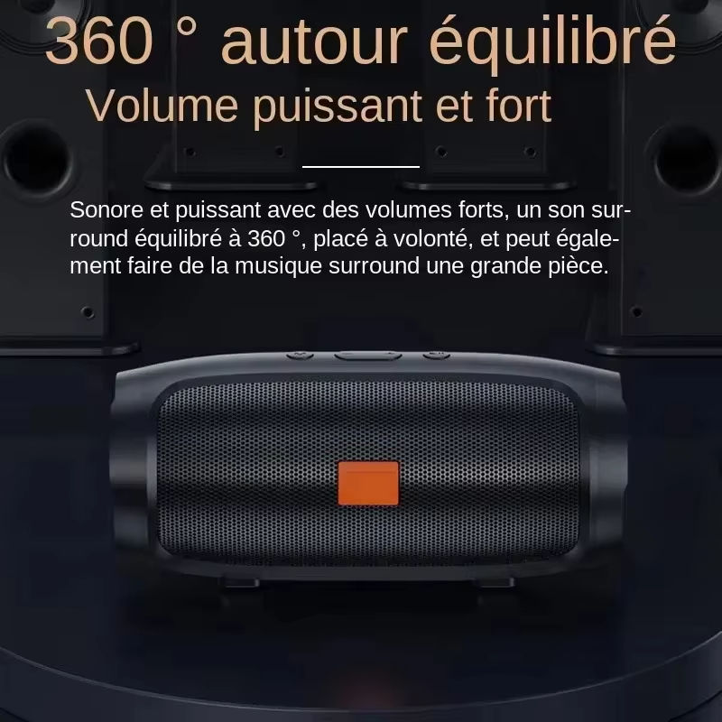 Thumbnail: Lenovo Bluetooth 5.4 Portable Wireless Speakers TF USB FM Dual Speaker Stereo Pl