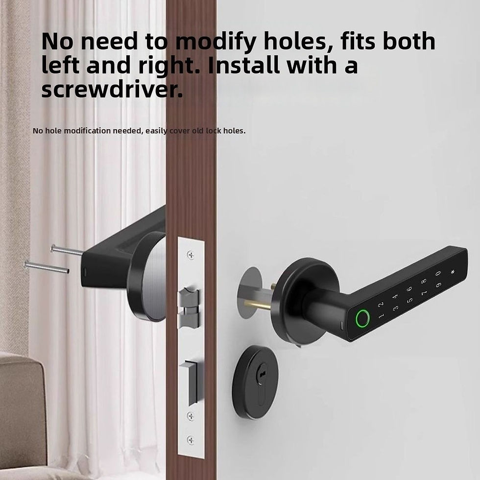 Thumbnail: Remote Lock Smart Fingerprint Door Lock Smart Password Electronic Digital Door H