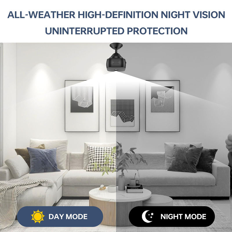 Thumbnail: Smart 4K Mini Camera Full Color Night Vision High Definition WiFi Monitor Waterp