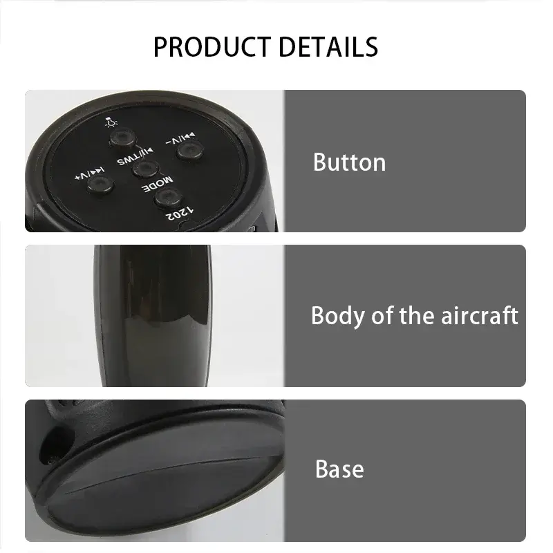 Thumbnail: Bluetooth Wireless Speakers Powerful Portable Sound Box Subwoofer Car Audio Bass