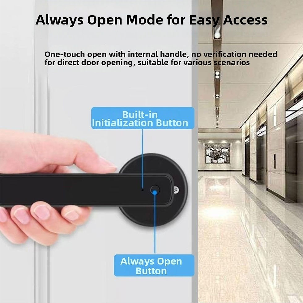 Thumbnail: Remote Lock Smart Fingerprint Door Lock Smart Password Electronic Digital Door H