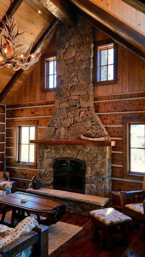 Stillwater Design Group, Warm River Cabin Fire Place