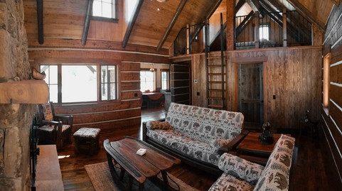 Stillwater Design Group, Warm River Cabin Living Room