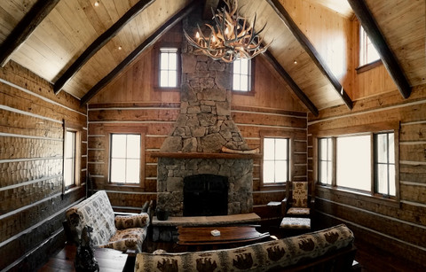 Stillwater Design Group, Warm River Cabin Fireplace 2