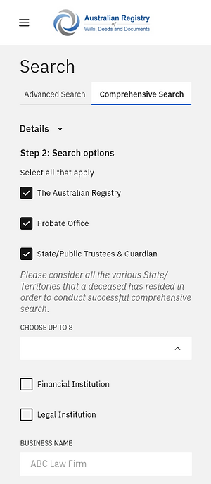 Comprehensive Search - Page 2