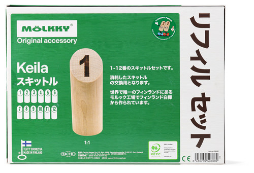 モルック 公式 リフィル セット 日本正規品 (スキットルのみ 1