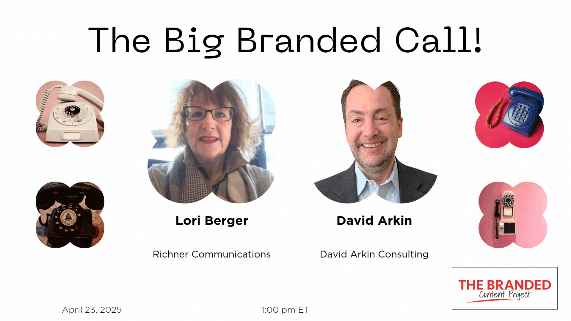 graphic highlighting the big branded call
