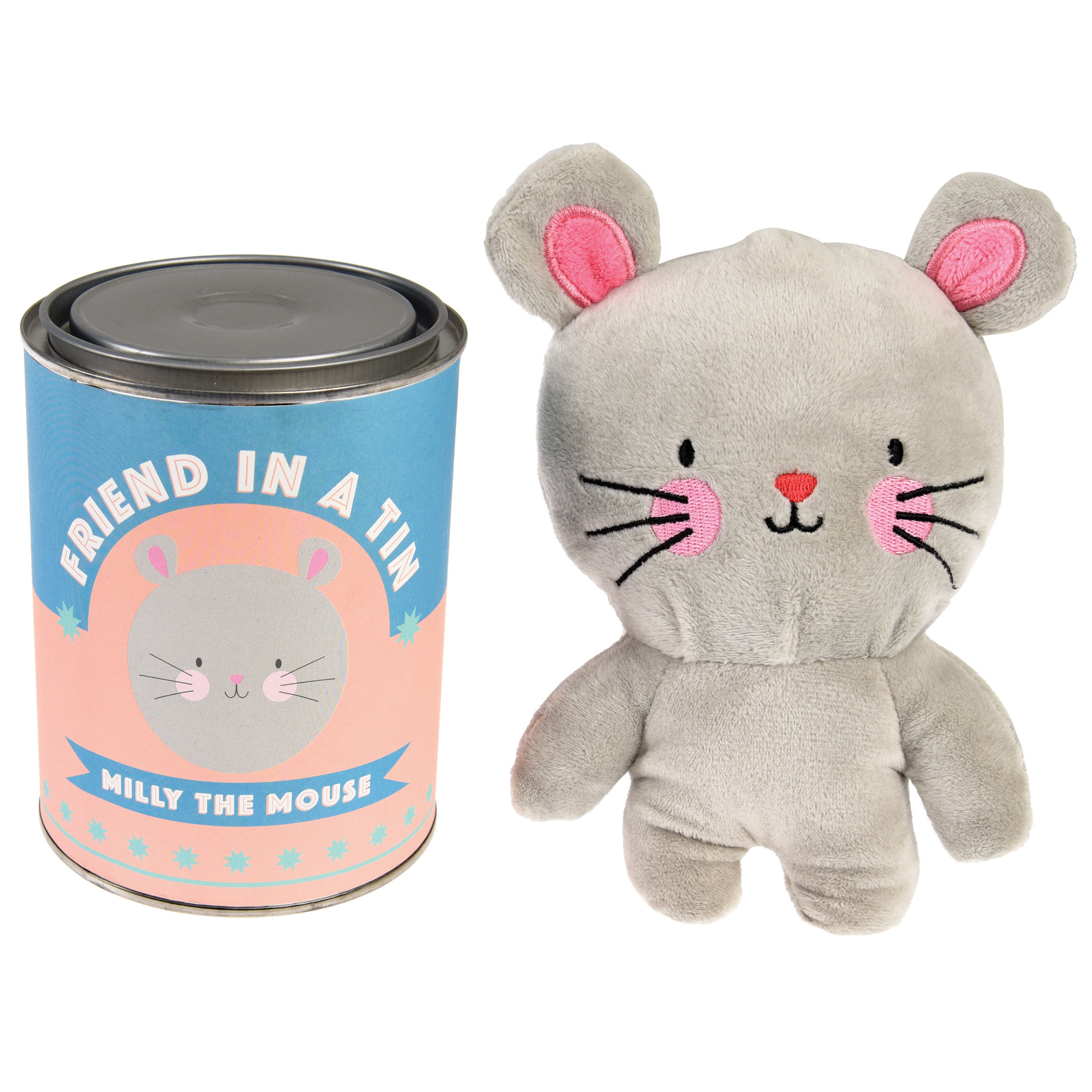 Milly the Mouse - Friend In A Tin - soft toy