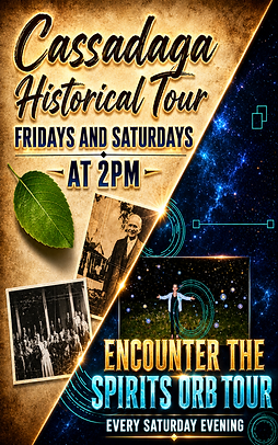 Historical Tour & Encounter the Spirits Orb Tour Poster