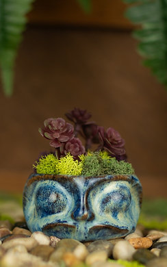 Blue Face Planter | Wholesale