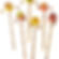 Assorted Sun Design Spin Drum Pencils with Burned Handles
